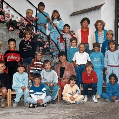 Photographie de classe, 1988-1989